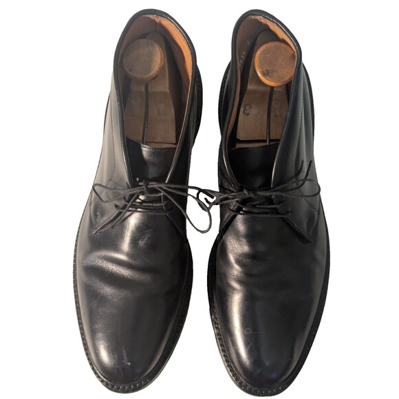 Vintage 90\'s Allen Edmonds Dundee Men\'s Chukka Boots 13B Black main image 4
